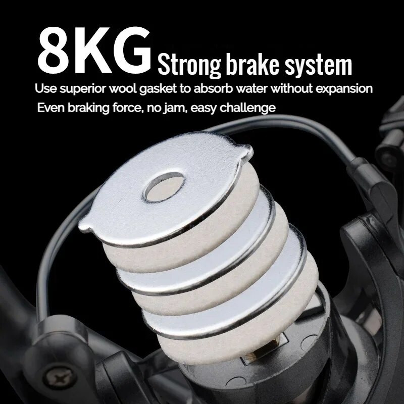 VWVIVIDWORLD VZ Καρούλι ψαρέματος με μπάρα ισορροπίας Διπλός βραχίονας κουνιστή ρηχή γραμμή κυπελλών περιστρεφόμενος τροχός 2500S-6000M Series