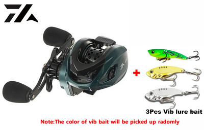 22 LB maksimalnog otpora, ribolovne role, 210 g duljine, kalem od legure, zupčanik od legure, čelični ležaj, prijenosni omjer 7,2:1, rola za bacanje mamaca, rola za bacanje