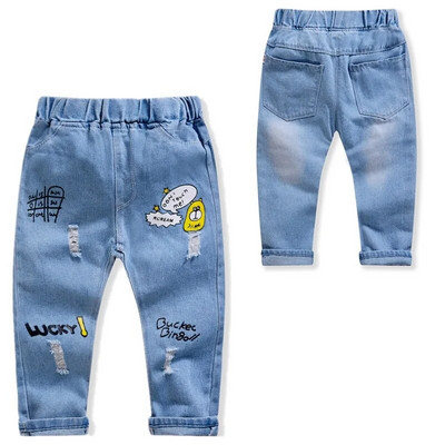 Zēnu džinsi 2023. gads, jauns pavasara stils, mode, vienkrāsainas bikses, bērni, ikdienas džinsa bikses, bērnu apģērbi 5 7 9 11 12 gadi