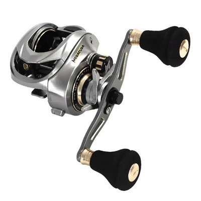 Seasir Megacuda Baitcasting Reel Drag 15KG Deep Spool 6.5:1 Alumīnija rāmis oglekļa sānu dubultā roktura jigging metāla spole jūras ūdens