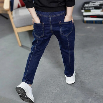 4-11Y Boys\'s Jeans Young Boy Casual Trousers Παιδικό παντελόνι Cowboy τζιν μακρύ παντελόνι Παιδικό ελαστικό παντελόνι μέσης