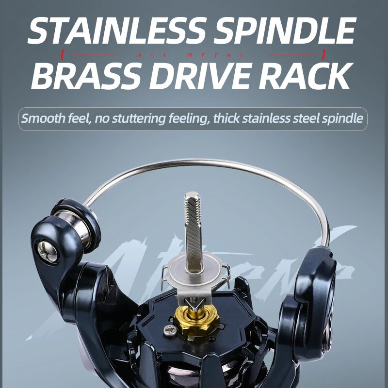 BEARKING Brand σειρά HD 7BB Ρουλεμάν από ανοξείδωτο ατσάλι 5,4:1 Σύστημα έλξης τροχών ψαρέματος 6 κιλών Max Power Spinning Wheel Fishing Roil