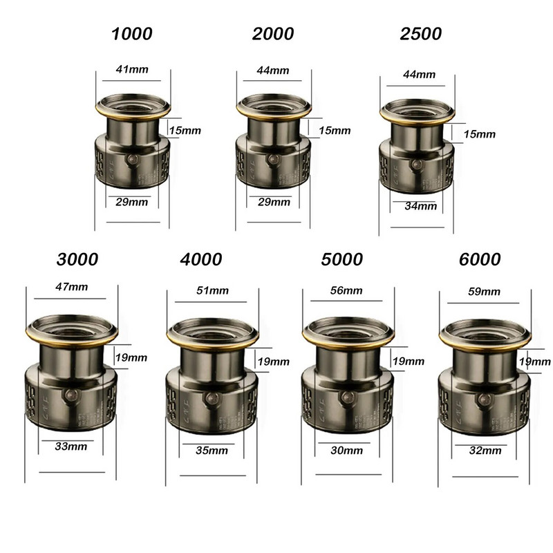 Johncoo pretkorozijas apstrāde vērpšanas spoles oglekļa mazgātājs velciet 10 Bb sālsūdens vērpšanas spoles metāla korpuss
