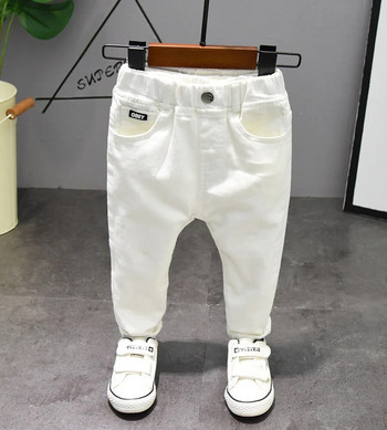 New Boys \'Jeans Edition White / Black Broken Caverns Cowboy Trousers Jeans kids 2021 Бебешко момче Дънки Детско деним Streetwear