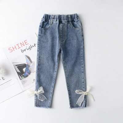 Kids Boy Girl Solid Pure Color Jeans Fashion Baby Korean Style Jeans Παιδικό στενό τζιν παντελόνι Φθινοπωρινό τζιν παντελόνι