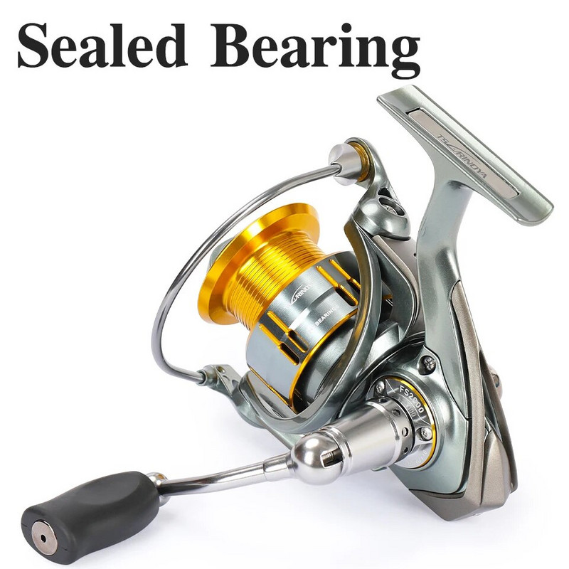 TSURINOYA garā makšķerēšanas spole FS 2000 3000 5,2:1 7kg vilkšanas spēks universāls saldūdens līdakas bass viegls makšķerēšanas ritenis