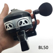 Spincast kolut BL50 Ribolov Large Shooting Fish Spool 6+1BB zatvorena metalna zavojnica na otvorenom s crvenim 5# 8 strand s PE strunom 110M