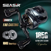 Seasir Repeater Baitcasting Reel UlLight 7,3:1 HS Ratio NMB Ρουλεμάν Λαβή άνθρακα Ορειχάλκινος εξοπλισμός Πηνίο ψαρέματος θαλασσινού νερού Snakehead