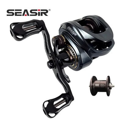 Seasir Repeater Baitcasting Reel UlLight 7,3:1 HS Ratio NMB Ρουλεμάν Λαβή άνθρακα Ορειχάλκινος εξοπλισμός Πηνίο ψαρέματος θαλασσινού νερού Snakehead