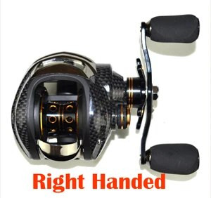 Fishdrops Baitcasting Reel Liešanas spoles Makšķerēšanas spoles Kreisās puses Labās Rokas Duālās bremžu sistēmas pārnesumu attiecība 7,0:1 Makšķerēšanas spole