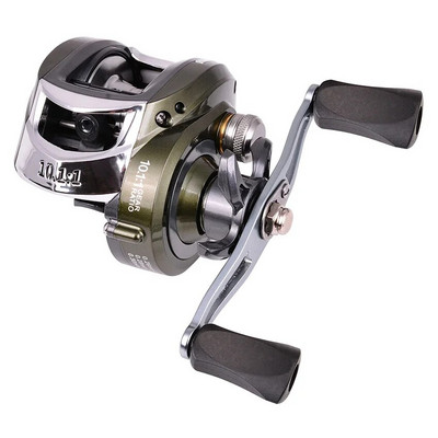 Aorace Metal Spool Baitcasting Roel 10kg Max Drag 10,1:1 Ratio Gear Ratio Θαλασσινού νερού γλυκού νερού Fishing Wheel Fishing Roel