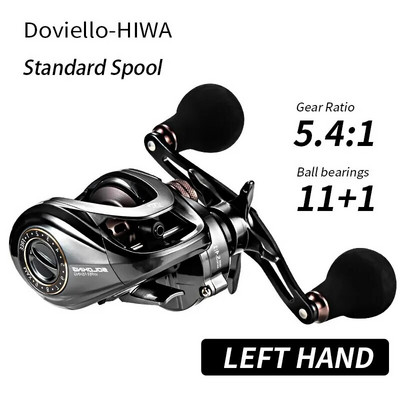 SOLOKING HIAW200 Baitcasting Reel Betriel 9,5 KG Max Drag 12 Laager 5,4/7,2 ülekandearv Püügirulli Baitcaster rullid