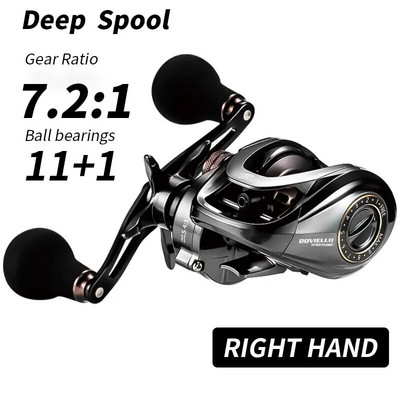 SOLOKING HIAW200 Baitcasting Reel Betriel 9,5 KG Max Drag 12 Laager 5,4/7,2 ülekandearv Püügirulli Baitcaster rullid