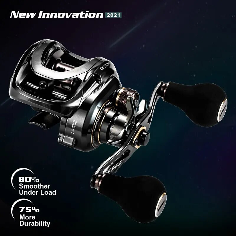 SOLOKING HIAW200 Baitcasting Reel Betriel 9,5 KG Max Drag 12 Laager 5,4/7,2 ülekandearv Püügirulli Baitcaster rullid