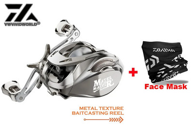 VX metāla makšķerēšanas spole viegla 225 g keramikas eksporta 5+1 tērauda lodīšu gultnis 6,3:1 ātrgaitas ēsmas liešanas spole Sālsūdens māneklis