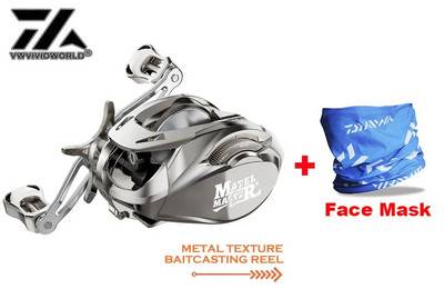 VX metāla makšķerēšanas spole viegla 225 g keramikas eksporta 5+1 tērauda lodīšu gultnis 6,3:1 ātrgaitas ēsmas liešanas spole Sālsūdens māneklis