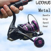 LINNHUE vērpšanas spole HP500-7000 metāla EVA Grip Max Drag 10kg Spoles Makšķerēšanas piederumi Aprīkojums makšķerēšanai Preces Makšķerēšanas spoles