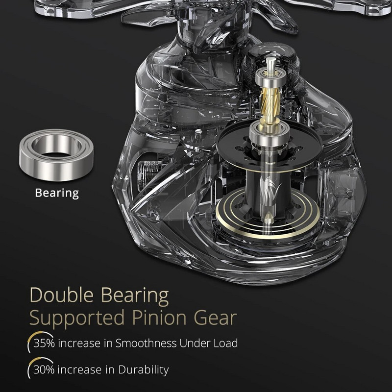 KastKing Eagle Baitcasting makšķerēšanas spole 7 +1 ekranēti nerūsējošā tērauda lodīšu gultņi 8kg Max Drag magnētiskās bremzes makšķerēšanas spole