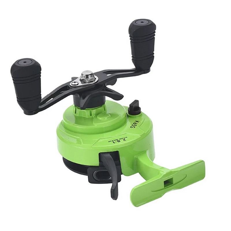 Πλαστικό κύπελλο με σύρμα Ice Fishing Reel Raft Fishing Wheel Μπροστινός τροχός ψαρέματος για ψάρεμα στον πάγο