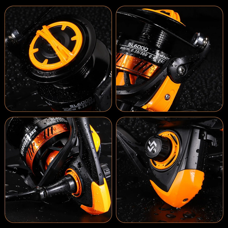 Sougayilangi püügirull 5,2:1 ülekandearvuga spinningurull Max Drag 10 kg karpkalapüügirull alumiiniumpooliga merevee Pesca jaoks