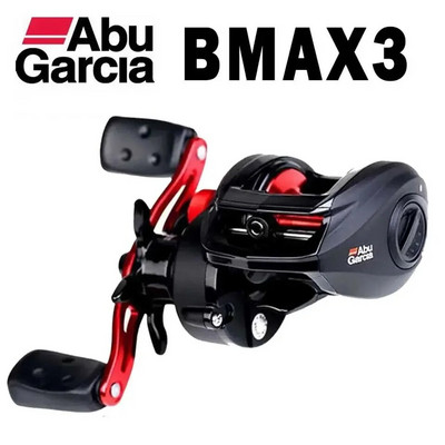 Abu Garcia BMAX3 Baitcasting Fishing Reel 5BB 6.4:1 Max Drag 8kg Magnetic Regulating System Roel ψαρέματος σε αλμυρό νερό