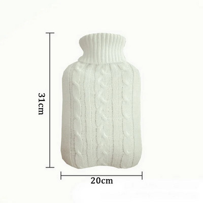 Capac pentru saci cu apă fierbinte sac cu apă caldă pentru ac capac web portabil pânză caldă pentru mână geantă moale pentru sticle de apă caldă 2000 ml