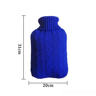 Capac pentru saci cu apă fierbinte sac cu apă caldă pentru ac capac web portabil pânză caldă pentru mână geantă moale pentru sticle de apă caldă 2000 ml