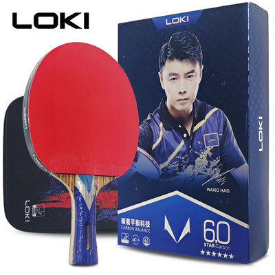 Хилка за тенис на маса Loki RXTON R-Series 5/6/7 Star Carbon Balance Offensive Ping Pong Racket Професионална куха дръжка