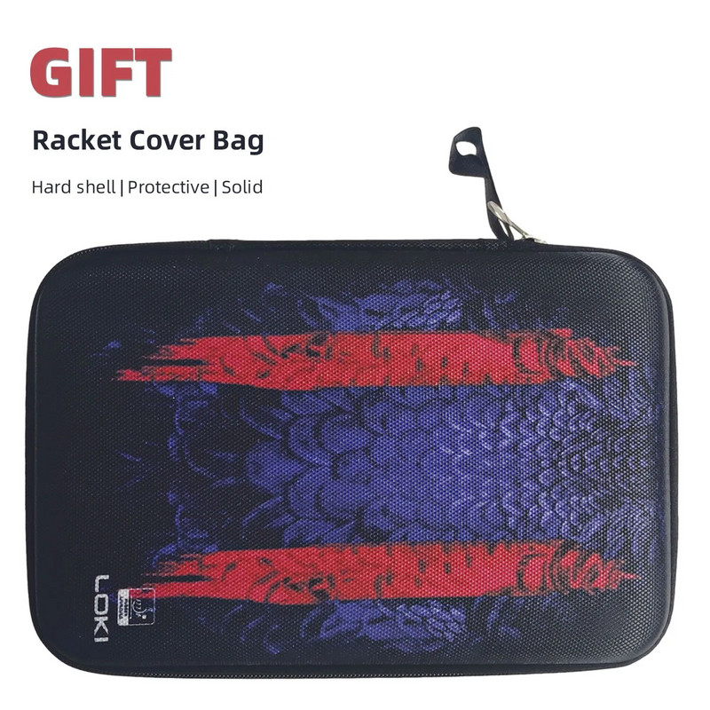 Loki RXTON R-Series 5/6/7 Star stalo teniso raketė, anglies balansas, įžeidžianti stalo teniso raketė, profesionali tuščiavidurė rankena