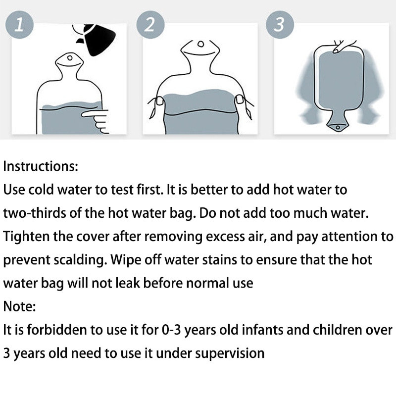250 ml karstā ūdens pudele plīša karikatūra suns Kawaii mākonis dzīvnieku raksts biezs roku sildītājs karstā ūdens maisiņš roku pēdu buljons