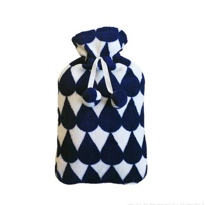 Iarnă blană artificială Husa din pânză pentru sticla de apă caldă Cauciuc caldă Copii 2 litri Încălzitor de mâini pentru picioare Husă solidă de uz casnic pentru sac de apă
