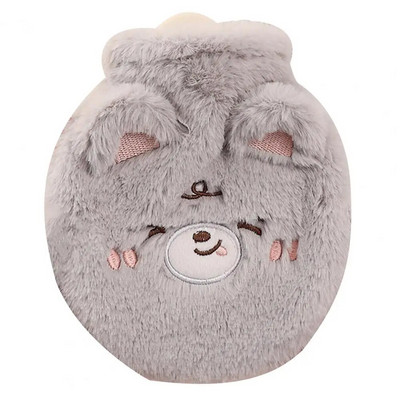 350 ml ķīniešu Jaunais gads 2023 karstā ūdens maisiņš, pārnēsājams multfilmas noņemama jauka dzīvnieku plīša karstā ūdens pudele mājsaimniecībai