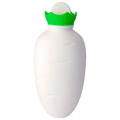 330 ml silicon încălzire cuptor cu microunde pungă de iarnă cu apă caldă drăguț de desene animate în formă de morcov compresă caldă rece pachet apă caldă burtă caldă