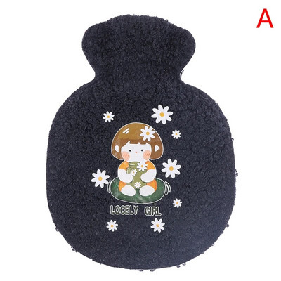 1 buc. Încântător de desene animate, sticlă de apă caldă, mini sticle de apă caldă, încălzitor portabil de mână pentru fete, de buzunar, picioare, pungi de apă caldă