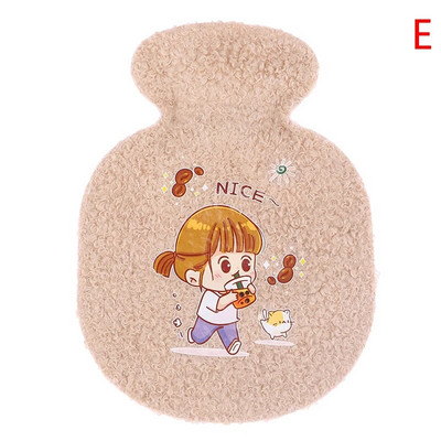 1 buc. Încântător de desene animate, sticlă de apă caldă, mini sticle de apă caldă, încălzitor portabil de mână pentru fete, de buzunar, picioare, pungi de apă caldă