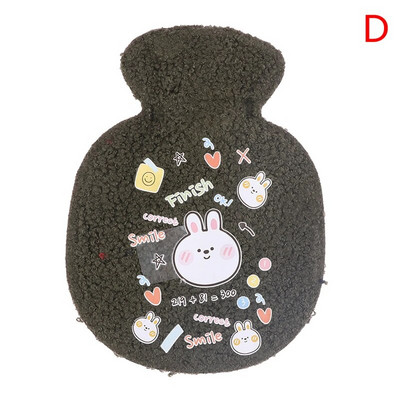 1 buc. Încântător de desene animate, sticlă de apă caldă, mini sticle de apă caldă, încălzitor portabil de mână pentru fete, de buzunar, picioare, pungi de apă caldă