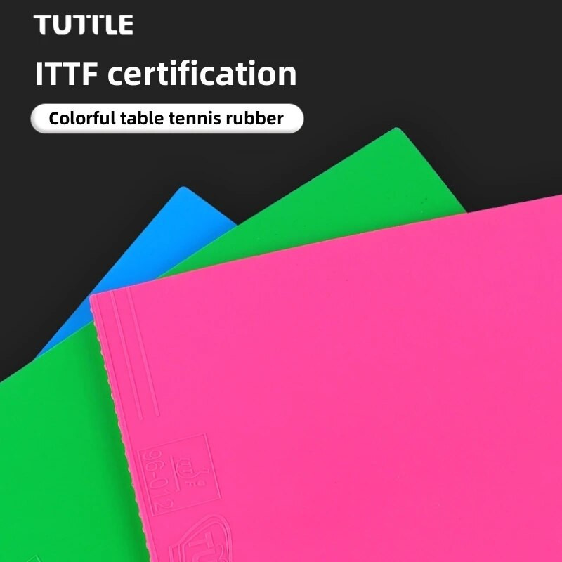 TUTTLE Krāsaini galda tenisa gumijas Pilnas jaudas sūkļa gumijas augsta blīvuma augsta elastīguma sūkļa gumijas galda tenisa piederumi