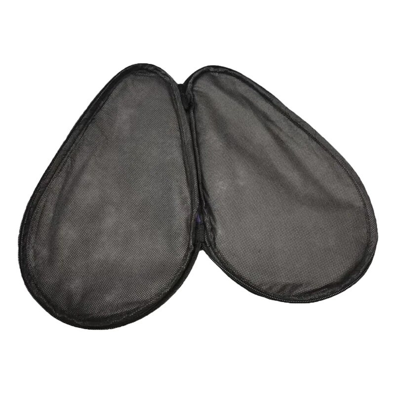 EVA oglekļa šķiedras galda tenisa rakešu kaste galda tenisa soma galda tenisa nūjas pārsegs PVC lāpstiņu futrāļi lielas ietilpības rāvējslēdzēja kabatas sportam