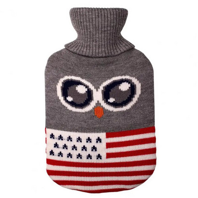 Noņemams aizsargvāciņš Ūdens pudeles peles apdruka 2000ml Elk Rabbit Hot Bag