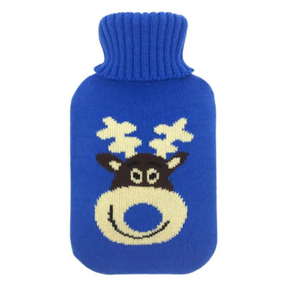 Noņemams aizsargvāciņš Ūdens pudeles peles apdruka 2000ml Elk Rabbit Hot Bag