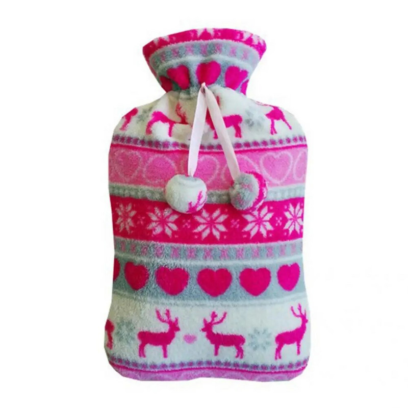 Noņemams aizsargvāciņš Ūdens pudeles peles apdruka 2000ml Elk Rabbit Hot Bag