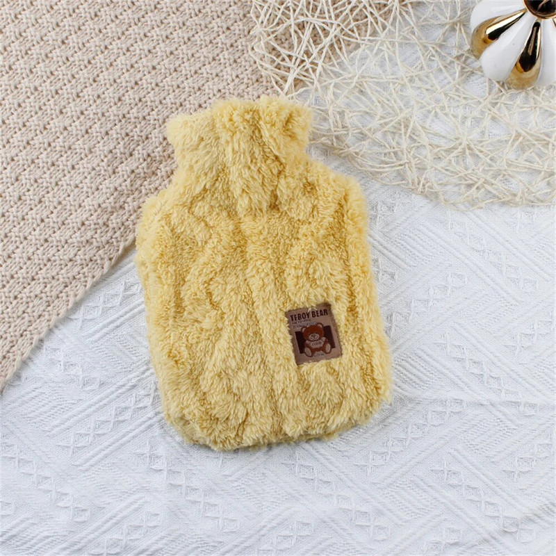 1000ml Cute Rabbit kuumavee kott kaitsev kate plüüs kate käte jalgade soojem talv sooja vee kott
