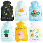 350 ml drăguț de desene animate sticla de apă fierbinte injecție de apă din PVC pungă de apă reutilizabilă pentru încălzire de mâini pentru fete