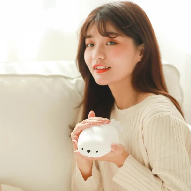 Cute Seal karstā ūdens maisiņš, 450 ml bez noplūdes, ilgstoša siltuma saglabāšana, mikroviļņu krāsnī pārnēsājams pārnēsājams karstā ūdens maisiņš ar vilnas piedurkni