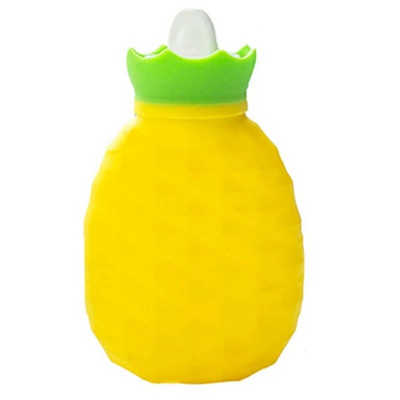 Sticlă de apă caldă Mini pungă de apă caldă din silicon Încălzitor de mâini Sticla de injecție cu apă Desene animat Încălzire la cuptor cu microunde Menține cald