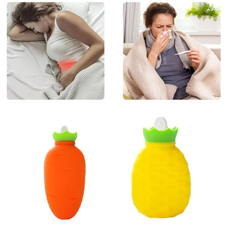 Μπουκάλι ζεστού νερού σιλικόνης Μίνι τσάντα ζεστού νερού Χεριού Θερμότερος ενέσεις νερού Μπουκάλι Cartoon Θέρμανση φούρνου μικροκυμάτων Διατήρηση ζεστού