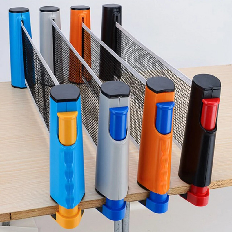 Pārnēsājams, neslīdošs siets, galda teniss, stabuļu tīkls, galda tenisa spēles.