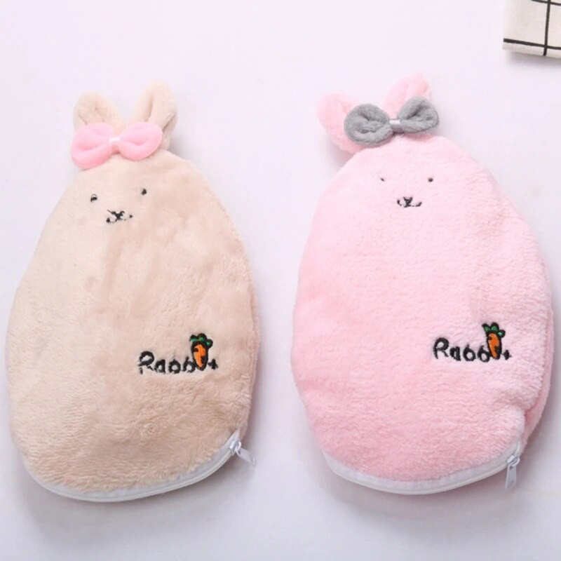 Trušu PVC stresa sāpju mazināšanas karstā ūdens pudeles maisiņš ar mīkstu, mājīgu vāku ziemas silts karstums atkārtoti lietojams roku sildītājs sievietēm