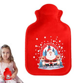 Božićna boca tople vode Božićna torbica za bocu tople vode Crvene vrećice tople vode za menstrualne grčeve Vrat i ramena
