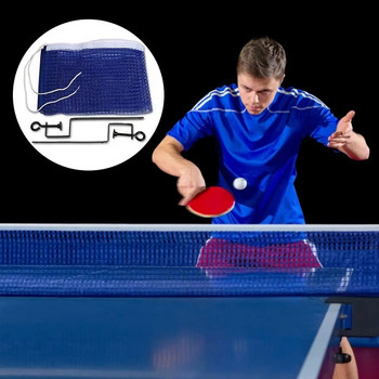 Удобен комплект оборудване за тренировки Лесно инсталиране Преносими спортни принадлежности Лесна поддръжка Мрежа за тенис на маса Пинг-понг Мрежа